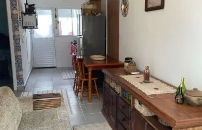 Casa em condomínio fechado com 2 quartos à venda no capricórnio ii, caraguatatuba  por r$ 340.000