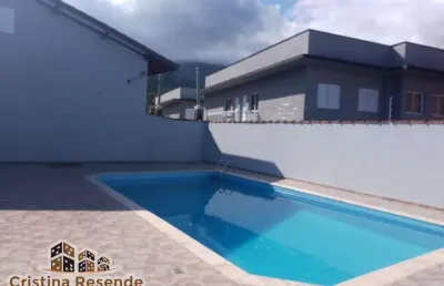 Casa em condomínio fechado com 2 quartos à venda no massaguaçu, caraguatatuba  por r$ 350.000