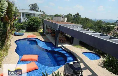 Casa à venda, 500 m² por r$ 3.900.000,00 - chácaras são carlos - cotia/sp