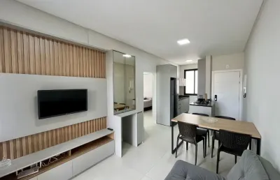 Apartamento novo com dois quartos na praia de palmas