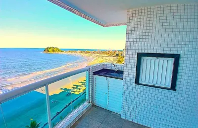 Cobertura tríplex  de frente pro mar na praia central em guaratuba - paraná