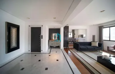 Apartamento com 4 quartos à venda na alameda dos aicás, 565, moema, são paulo por r$ 4.900.000