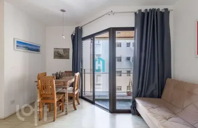 Apartamento com 1 quarto à venda na avenida rouxinol, 174, moema, são paulo por r$ 530.000