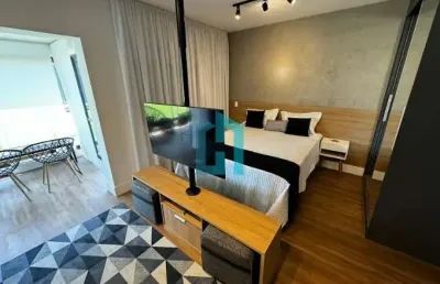 Apartamento com 1 quarto para alugar na rua américo brasiliense, 2224, chácara santo antônio, são paulo por r$ 7.000