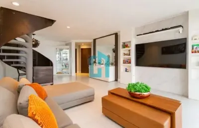 Cobertura com 3 quartos à venda na rua alexandre dumas, 1057, chácara santo antônio, são paulo por r$ 2.300.000