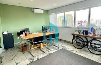 Sala comercial com 1 sala à venda na avenida rouxinol, 1041, indianópolis, são paulo por r$ 400.000