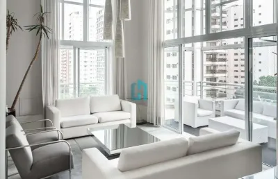 Apartamento com 4 quartos para alugar na alameda dos aicás, 159, moema, são paulo por r$ 29.723