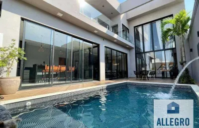 Sobrado com 3 dormitórios à venda, 355 m² por r$ 3.000.000,00 - parque residencial agudo romão - catanduva/sp