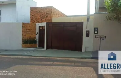 Casa à venda em bady bassitt com 3 dormitórios e 2 vagas de garagem !