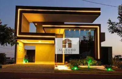 Casa à venda no alphavile com 3 suítes e 2 vagas de garagem / mirassol-sp