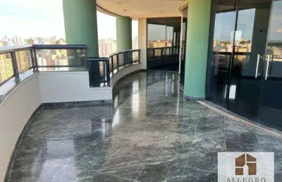 Aluga-se ou vende-se no edifício oscar doria com 4 suítes e 4 vagas de garagem / próximo a av bady bassitt