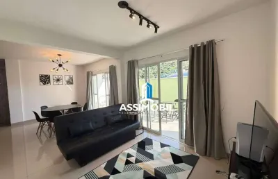 Apartamento mobiliado com 3 dormitórios à venda, 100 m² por r$ 749.000