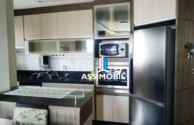 Apartamento mobiliado com 2 dormitórios à venda, 70 m² por r$ 550 - cidade universitária pedra branca - palhoça/sc