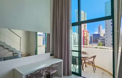 Aquarius residence service-mercure - venda - loft com 47m² no aquarius.