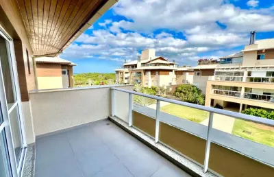 Apartamento 3 dormitórios, 1 suíte, 2 vagas em condomínio com acesso privativo a praia do campeche
