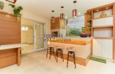 Casa em condomínio fechado com 4 quartos para alugar na rua carlos benato, 640, são braz, curitiba por r$ 20.000