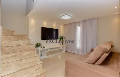 Casa em condomínio fechado com 3 quartos à venda na rua max schubert, 131, alto boqueirão, curitiba por r$ 1.290.000