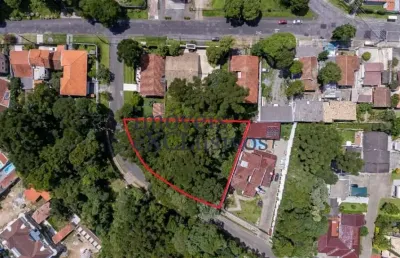 Terreno à venda na rua máximo pinheiro lima, 300, vista alegre, curitiba por r$ 1.400.000