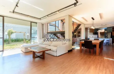 Casa em condomínio fechado com 5 quartos à venda na rua josé benedito cottolengo, 1161, campo comprido, curitiba por r$ 4.500.000
