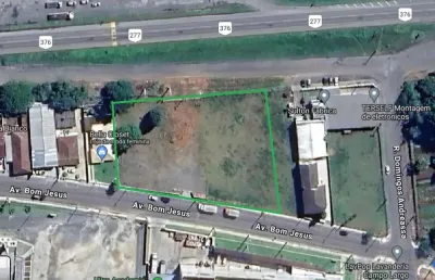 Terreno para alugar, 3796.72 m2 por r$7600.00  - bom jesus - campo largo/pr