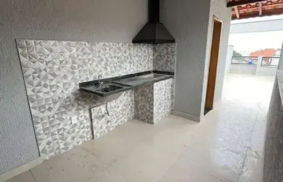 Cobertura para venda em santo andré, santa maria, 2 dormitórios, 1 suíte, 2 banheiros, 2 vagas