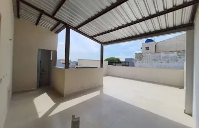 Cobertura para venda em santo andré, vila assunção, 2 dormitórios, 1 suíte, 2 banheiros, 2 vagas