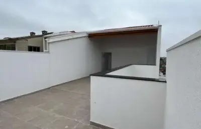 Cobertura para venda em santo andré, parque oratório, 2 dormitórios, 1 suíte, 3 banheiros, 1 vaga