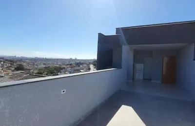 Cobertura para venda em santo andré, parque das nações, 2 dormitórios, 1 suíte, 2 banheiros, 1 vaga
