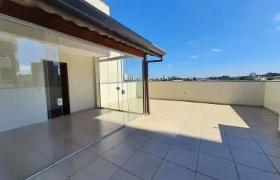 Cobertura para locação em santo andré, jardim bela vista, 2 dormitórios, 1 suíte, 3 banheiros, 2 vagas