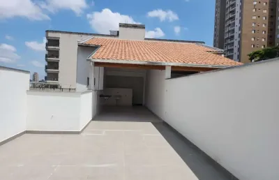 Cobertura para venda em santo andré, campestre, 3 dormitórios, 1 suíte, 3 banheiros, 2 vagas