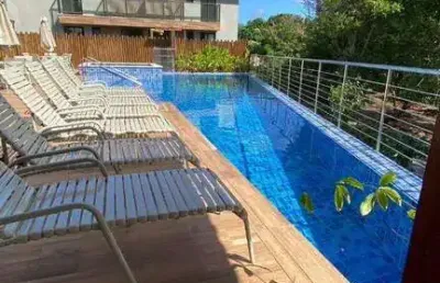 Apartamento com 2 dormitórios à venda, 66 m² por r$ 550.000,00 - itacimirim (monte gordo) - camaçari/ba