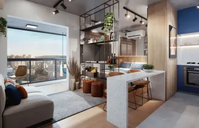 Walk brigadeiro, apartamento à venda com 1 dormitorio sendo suite, 30m² em otima localizacão do bairro mercês, curitiba, pr