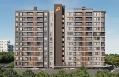 Ed new south - apartamento 2 quartos com 1 vaga no novo mundo cond. clube