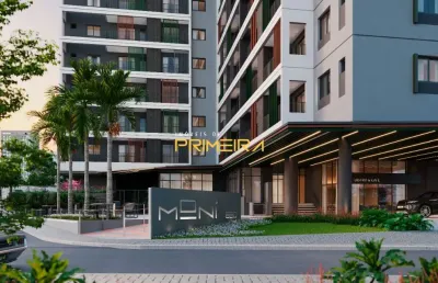 Moní residence - revenda - apto 1 quarto 34m² com varanda no alto da glória