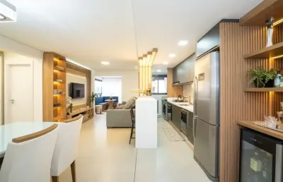 Apartamento mobiliado no bless – 2 quartos, sacada gourmet e churrasqueira no cabral!