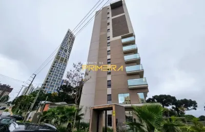Studio mobiliado sacada com churrasqueira e vista panorâmica no eco smart ecoville