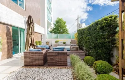 Le monde - apto garden duplex - 4 quartos ( 2 suíte) e terraço com hidromassagem