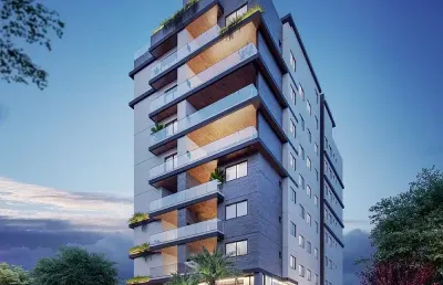 Residencial grigio - 2 dormitórios, 1 suíte,77 m² privativos no bairro água verde