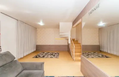 Resid. janz - sobrado mobiliado 3 dormitórios (1 suite)  2 vagas no mossunguê