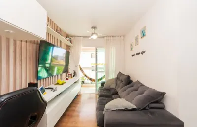 Cond. le parc - apto mobiliado 3 dormitórios (1suite) e 2 vagas em condominio completo no bacacheri