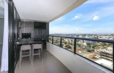 Edifício cabral hills - 3q com suite e sacada com churrasqueira