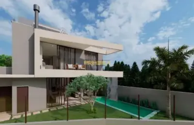 Cond. green village park sobrado à venda de alto padrão 4 suítes 4 vagas