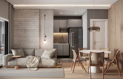 Edifício verttice - apartamento 50 m²,2 quartos, churrasqueira na sacada