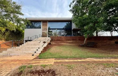Sobrado moderno à venda no aldeia do vale com 4 suítes, lazer completo e localização privilegiada