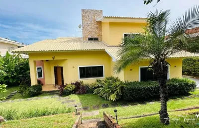 Sobrado à venda no aldeia do vale com 5 suítes, lazer completo e integração com a natureza