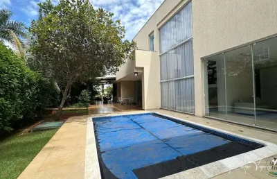 Sobrado à venda no aldeia do vale com 7 suítes, loft independente e lazer completo
