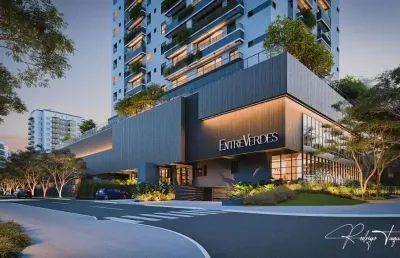 Entreverdes residencial – flat de 1 quarto com acesso ao parque areião