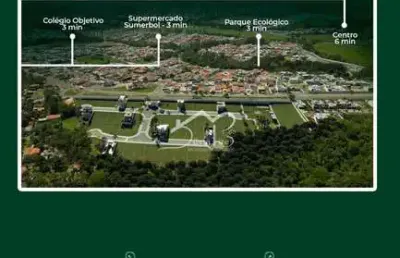 Terreno de 300m2 em condomínio fechado próximo ao parque ecológico de indaiatuba