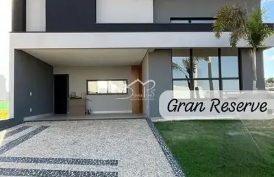 Casa nova 3 suítes e piscina à venda condomínio park gran reserve em indaiatuba