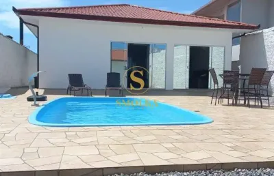 Casa em condomínio fechado com 3 quartos à venda na rua lupércio domingos espíndola, barra do aririú, palhoça, 182 m2 por r$ 808.511